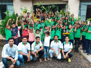 Girikarnika Global Foundation carried a Tree Plantation drive at Samarth English Medium School, Supa on 9th July 2022 in which Held essay competition in 2 groups (5th-7th and 8th-10th), rewarded top 3 students with academic material and 50 fruit trees distributed to participated students.