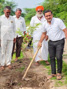 40 indigenous trees planted at Cemetery Area Dhangarwadi, Sonai on 22 June 2025. Special thanks to Dr. Pradip Badakh Sir. Heartfelt thanks to all tree lovers, villagers and supporters who joined activity.