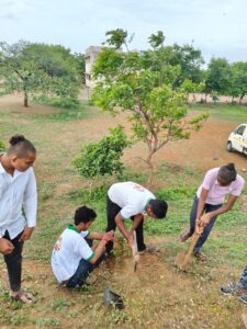 55 indigenous trees planted at Sant Mahipati Maharaj Temple, Rahuri on 29 June 2025. Special thanks to Mr. Gaurav Tanpure Sir for their support. Heartfelt thanks to all tree lovers, villagers and supporters who joined activity.